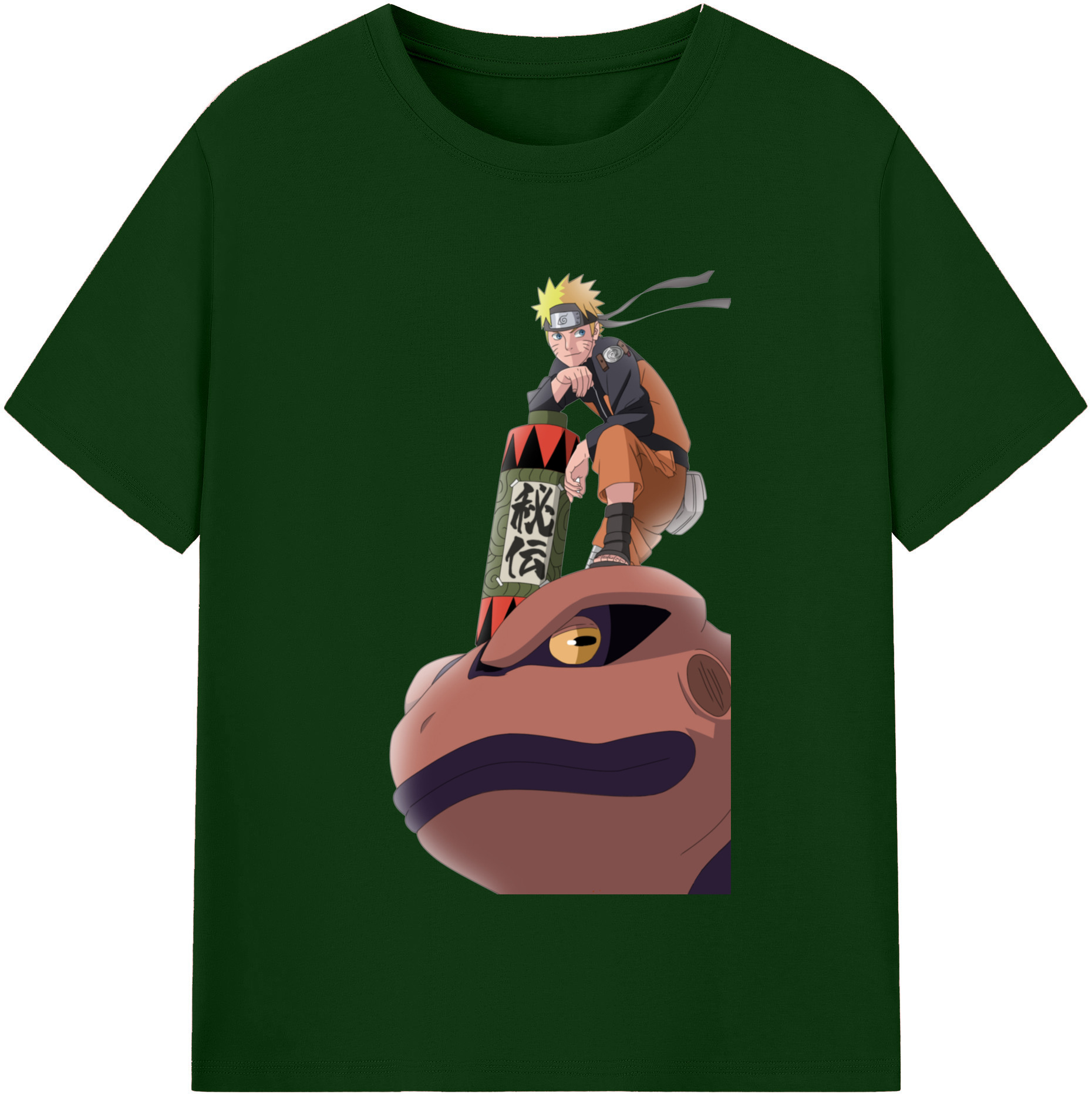 （画像用） NARUTO -ナルト- うずまき ナルト Uzumaki Naruto 綿100％半袖Tシャツ（フロントプリント）